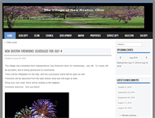 Tablet Screenshot of newbostonvillage.com